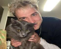 He has adopted a black cat in his home who also appeared in his Instagram post in September 2021.